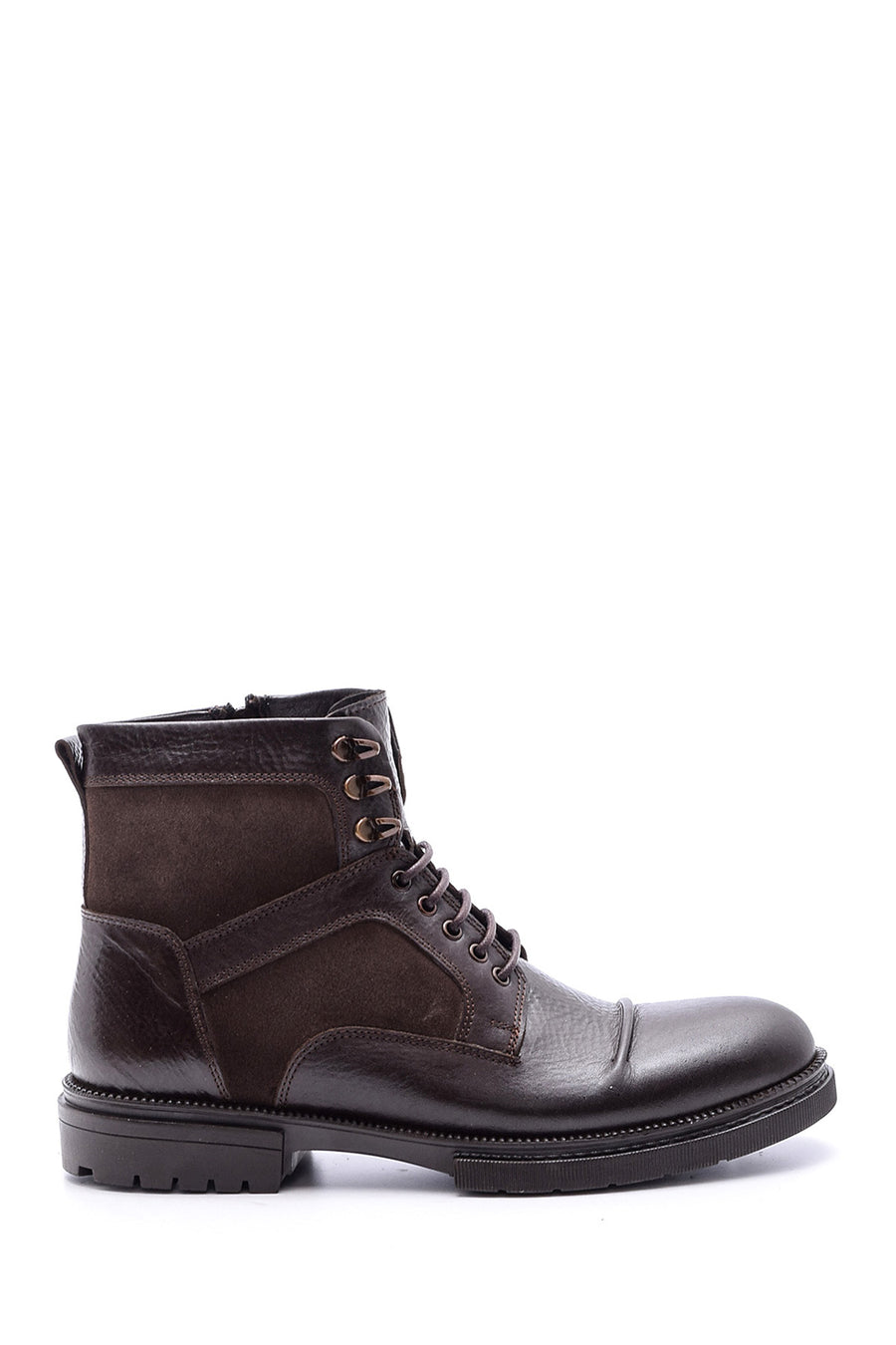 Men's Lace-up Leather Boots 19WFD317214 | Derimod