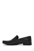 Men's Black Leather Casual Loafer | Derimod