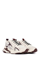 Woman Burgundy Lace-Up Chunky Sneaker | Derimod