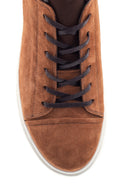 Men's Tan Suede Leather Sneaker | Derimod