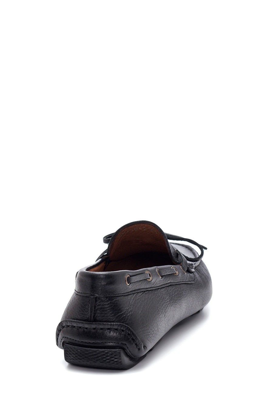 Erkek Siyah Deri Casual Loafer