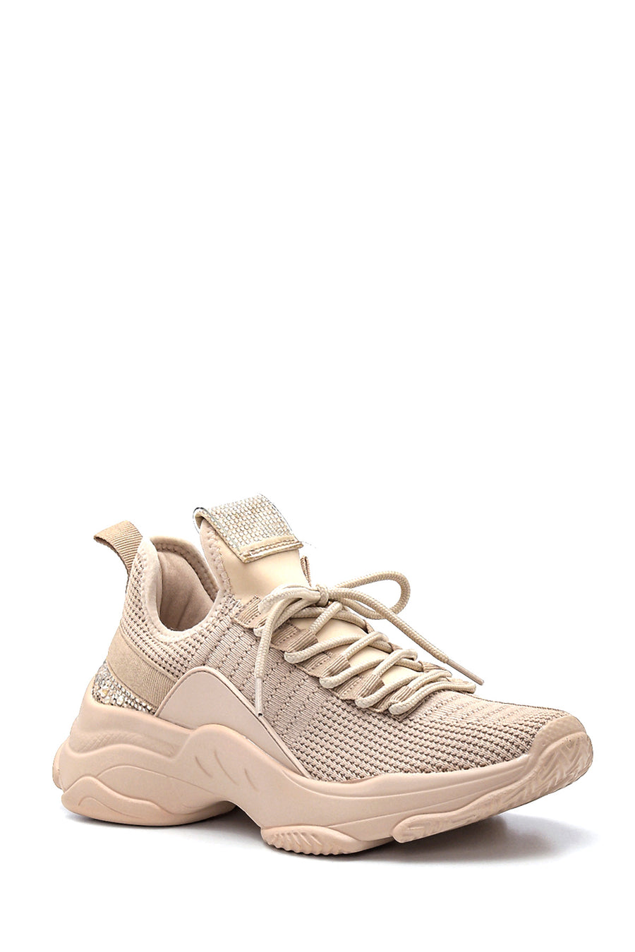 Women's Beige Stone Thick Soled Sneaker