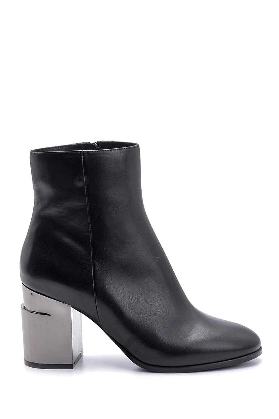 Women's Leather Heeled Boots 19WFD161718 | Derimod
