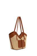 Woman Taba Wicker Shoulder Bag | Derimod