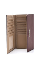 Women's Burgundy Faux Leather Wallet | Derimod