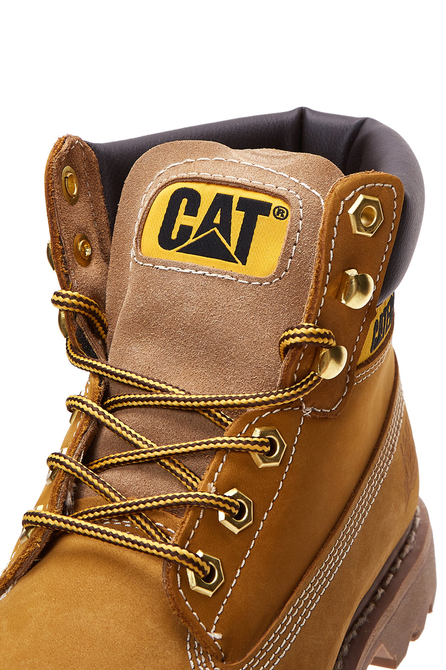 Caterpillar Erkek Hardal Colorado Nubuk Deri Bot