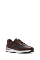 Men's Tan Lace-up Leather Sneaker | Derimod