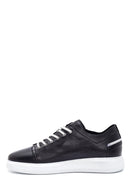 Men's Black Leather Sneaker | Derimod