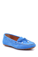 Women's Leather Suede Loafer | Derimod