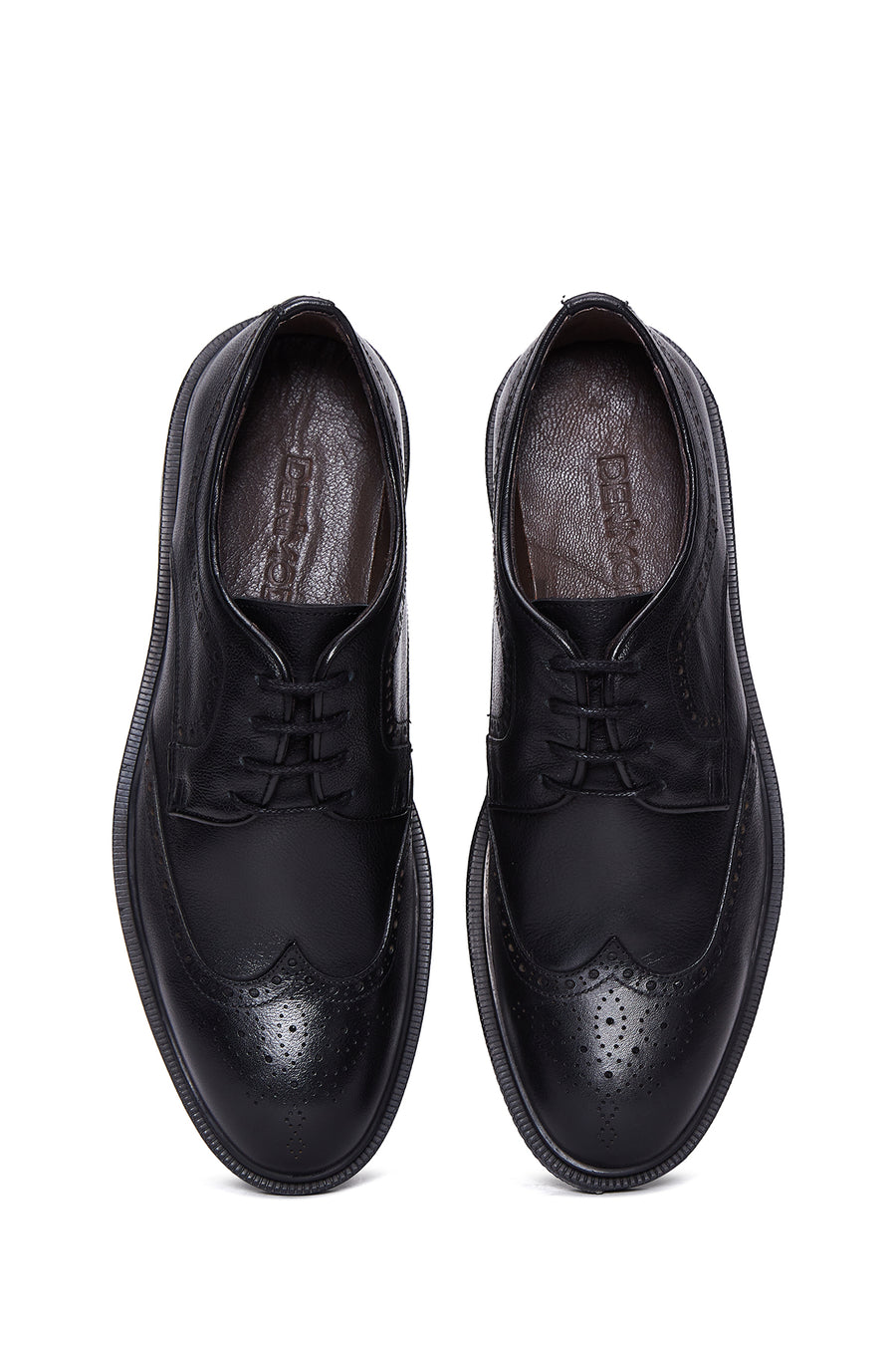 Men's Black Classic Leather Shoes
