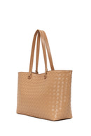 Woman Beige Printed Shoulder Bag | Derimod