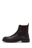 Male Brown Leather Chelsea Boots | Derimod