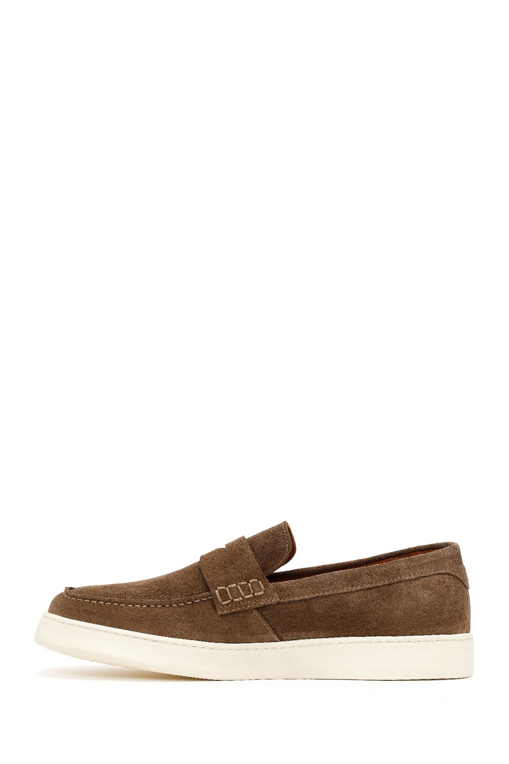 Erkek Taba Süet Deri Casual Loafer