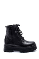 Women's Leather Thick Soled Boots | Derimod