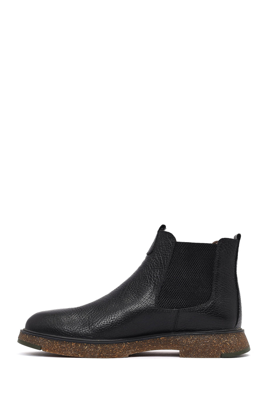Male Black Leather Chelsea Boots