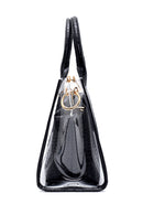 Women's Transparent Crocodile Patterned Shoulder Bag | Derimod