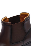 Men's Brown Leather Chelsea Boot | Derimod