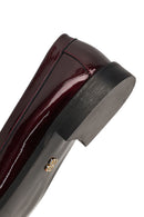 Kadın Bordo Rugan Deri Loafer | Derimod
