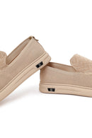 Erkek Bej Desenli Kumaş Loafer | Derimod