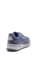 Men's Suede Detailed Leather Sneaker | Derimod