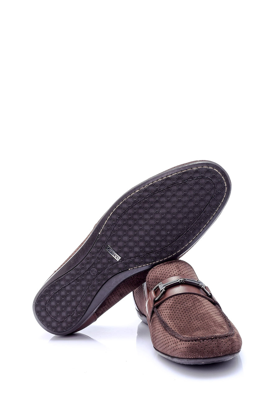 Men's Suede Buckle Detailed Shoes
