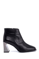 Women's Leather Heel Detailed Boots | Derimod