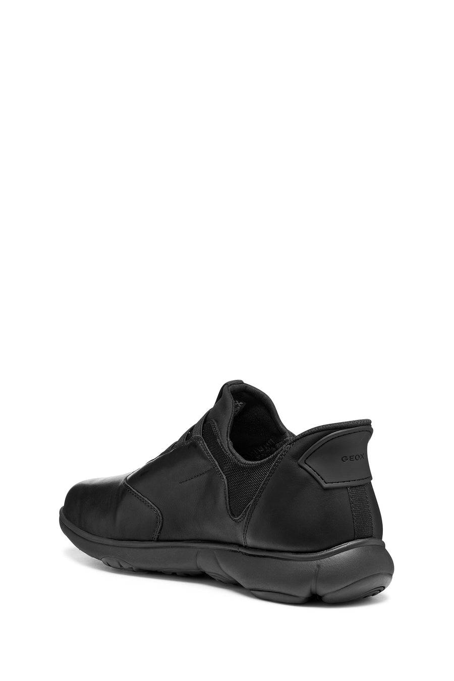 Geox Men Black U Nebula 2.0 Plus Lace-Up Leather Casual Shoes