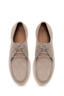 Male Beige Lace-up Suede Casual Shoes | Derimod
