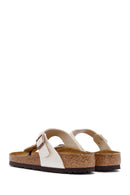 Birkenstock Women's White Gizeh Bf Graceful Flip Flops | Derimod