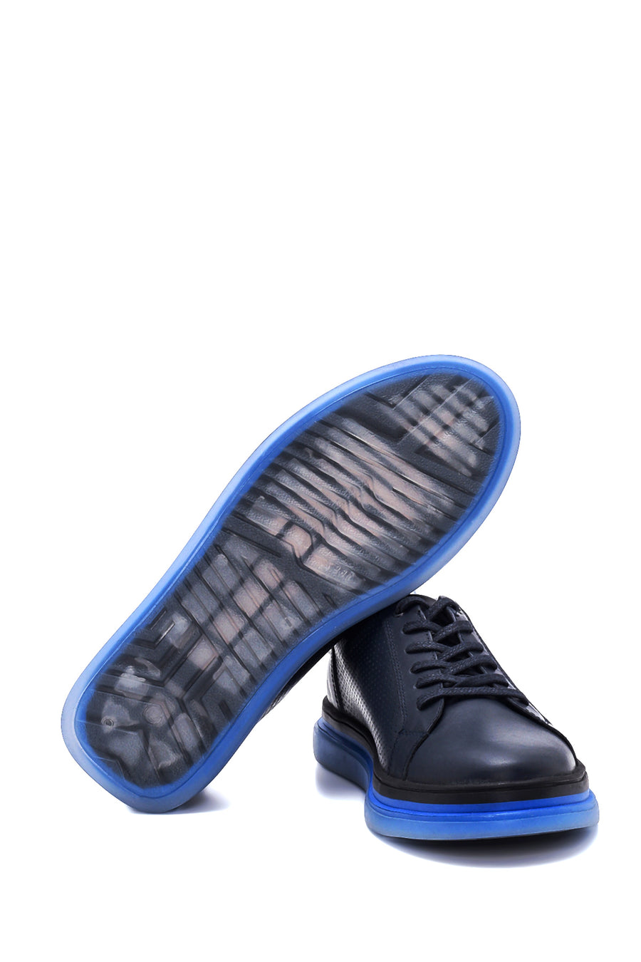 Erkek Deri Delikli Sneaker