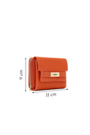 Women's Orange Printed Wallet | Derimod
