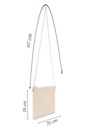 Women's Cream Long Chain Strap Clutch Bag | Derimod