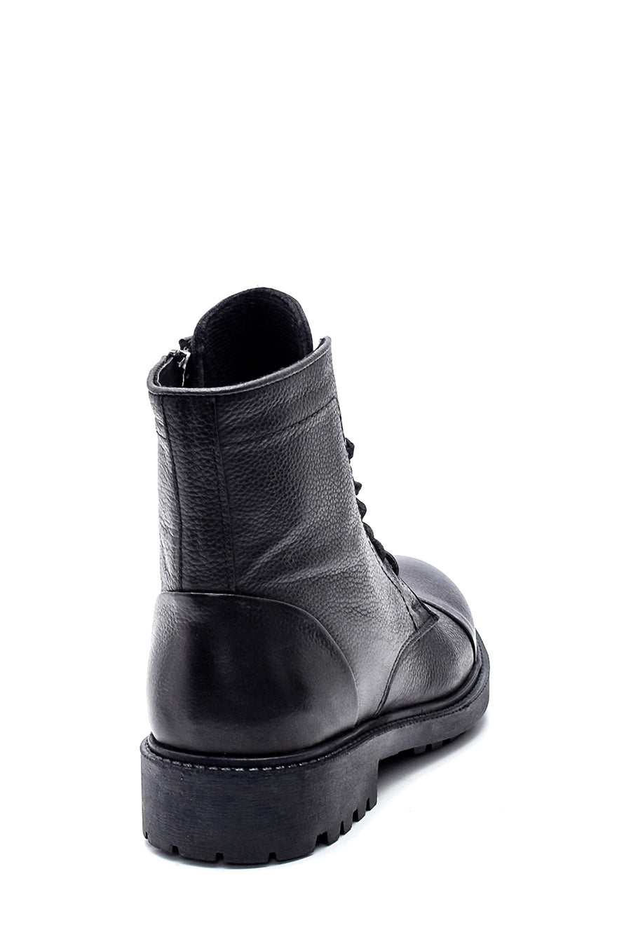 Men's Leather Zippered Boots