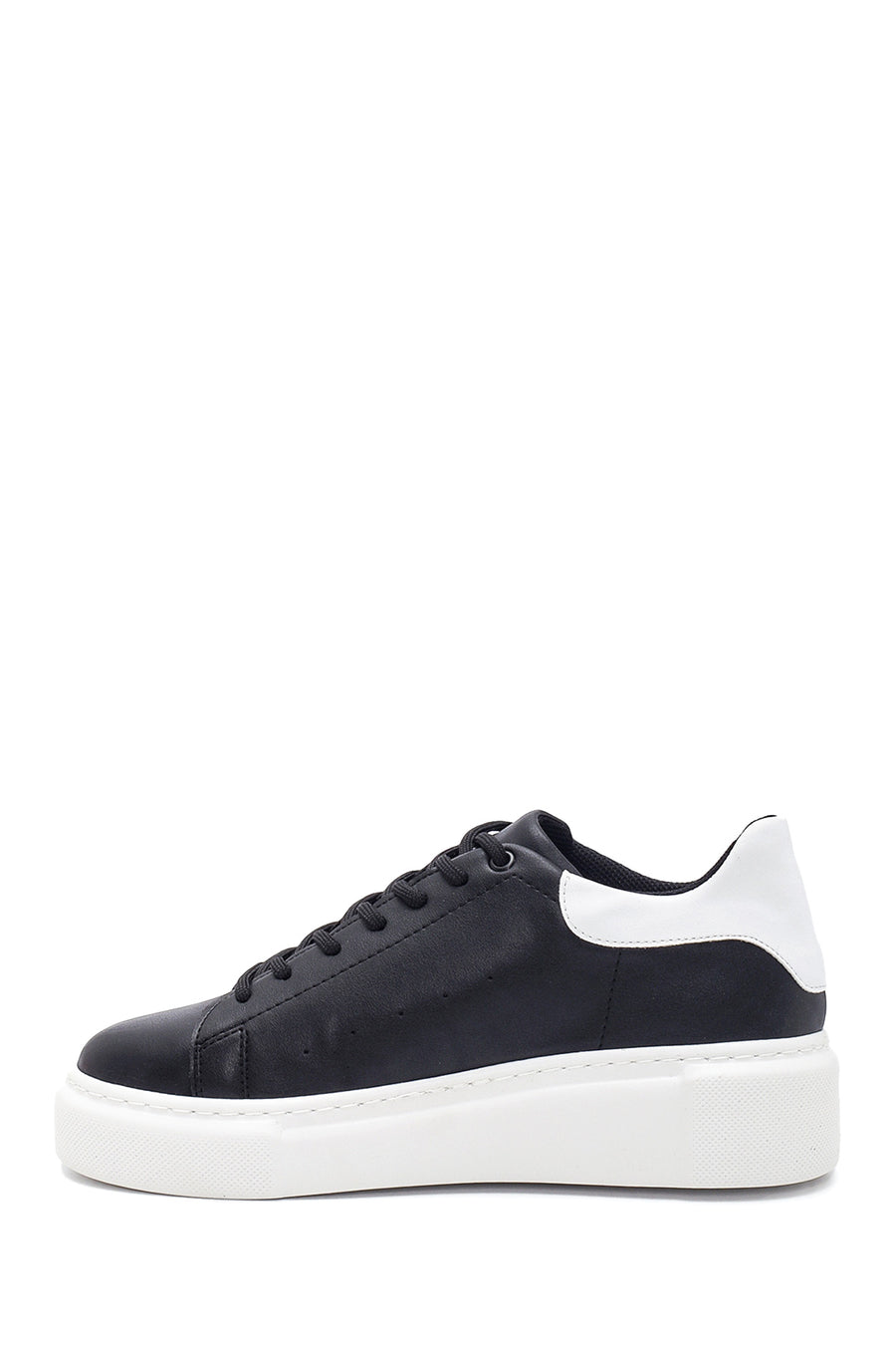 Women's Black Thick Soled Sneaker