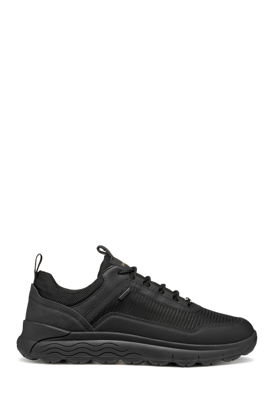 Geox Erkek Siyah U Spherıca 4X4 B Abx A - Text+ Bağcıklı Kalın Tabanlı Kumaş Sneaker U56FDA0119JC9999 | Derimod