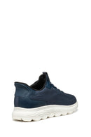 Geox Women Navy Blue D Spherica Plus A - Knit.Te + Sy Laced Fabric Sneaker | Derimod