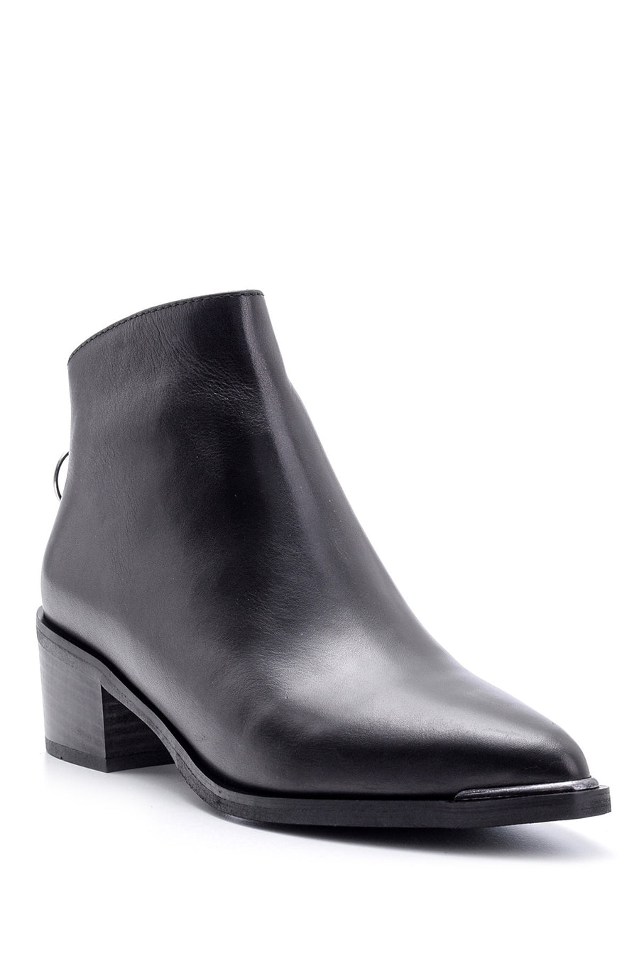 Women's Leather Heeled Boots