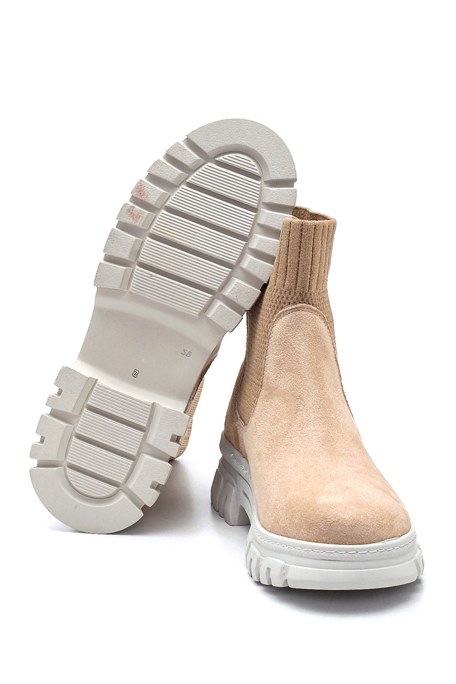 Women's Socks Suede Boots