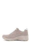 Skechers Women's White Uno Court Lace-Up Chunky Sole Leather Sneakers | Derimod