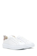 Kadın Beyaz Deri Sneaker | Derimod