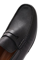 Erkek Siyah Deri Casual Loafer | Derimod