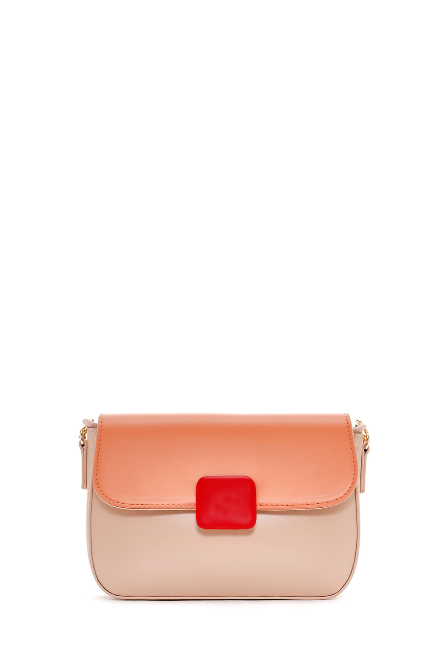 Women's Orange Long Strap Shoulder Bag