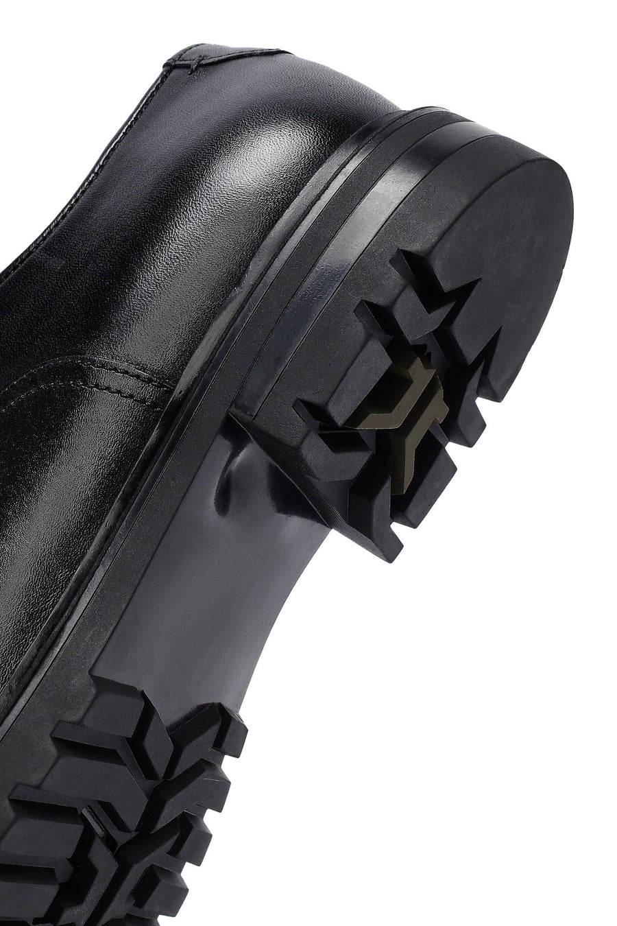 Men's Black Lace-Up Leather Classic Shoes