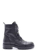 Women's Leather Stone Boots | Derimod