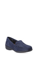 Suede Women's Leather Loafer | Derimod