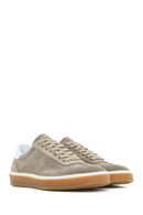 Erkek Bej Bağcıklı Süet Deri Sneaker | Derimod