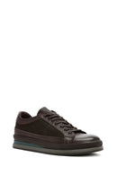 Men's Brown Lace-Up Leather Casual Sneaker | Derimod