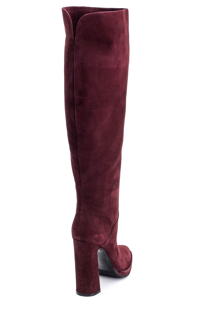 Women's Heeled Suede Leather Boots