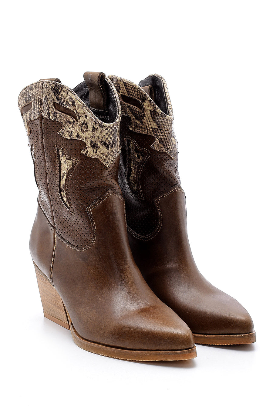 Women's Leather Cowboy Boots