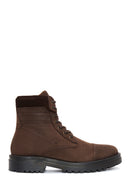 Men's Leather Nubuck Boots | Derimod